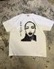 Retro Grafické Tričko Tee Sade Japonské Turné Oversized Krabicový Střih Vintage Inspirované