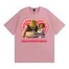 Fashion Shrek and Fiona Relationship Goals Meme T Shirt Funny Couples Cartoon Tshirts Fashion Humor Cozy High Quality Tshirt