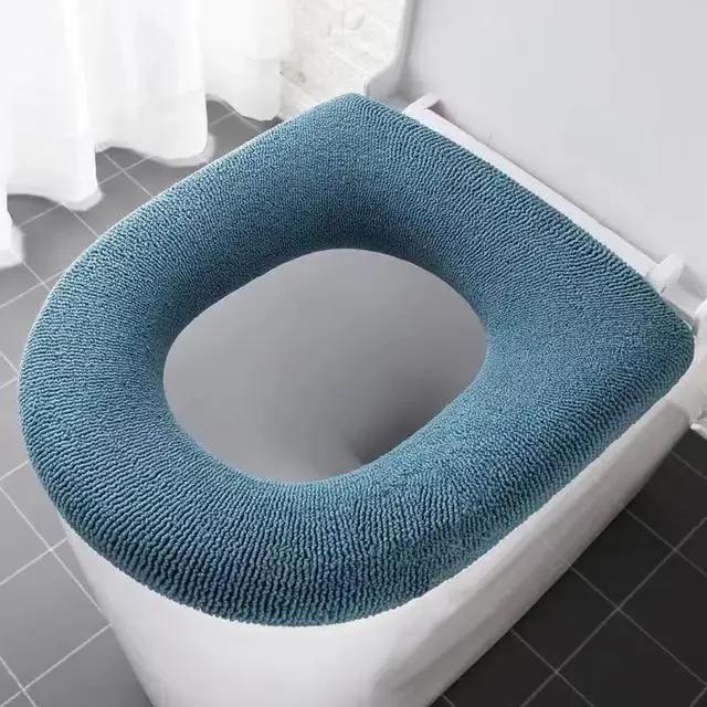 

Soft Winter Warm Toilet Seat Cover Mat Four Seasons Universal Cushion Pad For Bathroom Household Closestool Essential Accessorie
