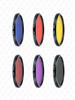 DSLR Camera Circular Full-Color Filter Set: Yellow, Orange, Red, Green, Blue, Purple - Underwater Balance Filter