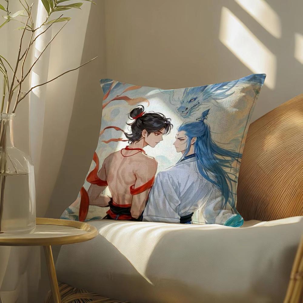 Newnezhaaobingstuffed Pillow Case Pillowcase, Double-Sided Printed, Sofa Cushion, Bedroom Headboard
