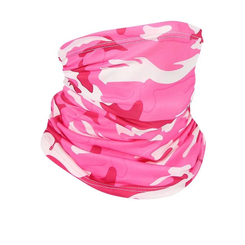 Ice Silk Face Cover mask Neck Tube Quick-drying Outdoor Fishing Cycling Magic Motorcycle Breathable Bandana UV Protection Scarf