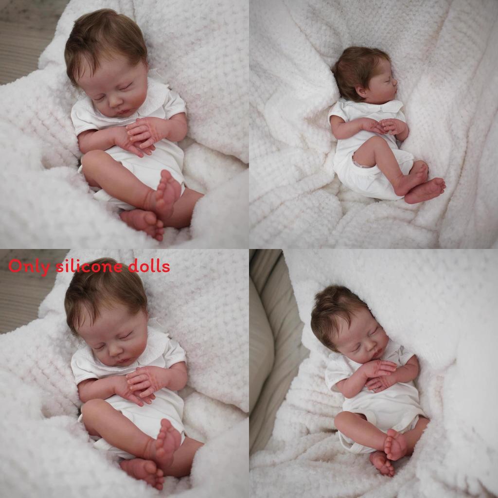Silicone Reborn Doll 45cm Handmade 3d Skin For Collectors And Gift Enthusiasts