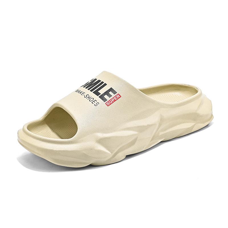 

Cool slippers for men who step on shit, thick-soled outer wear in summer, home and household bathroom outer wear, non-slip and deodorant couple slippe 45