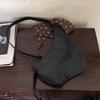 Retro Soft Leather Croissant Bag Women's New Niche Lazy Wind Dumpling Bag Large Capacity Shoulder Messenger Bag