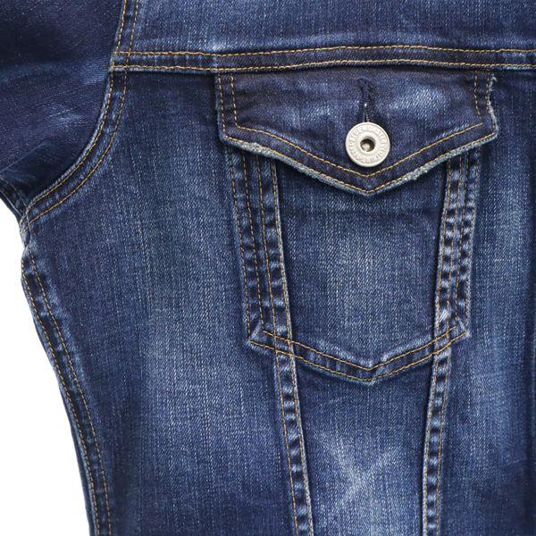 Brand new BLUE MONSTER CLOTHING Denim Jacket L stretch G jacket Men's Used