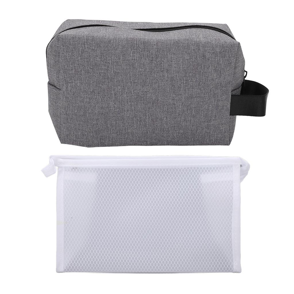 2Pcs Storage Bag Travel Cosmetic Bag Waterproof   Toiletry Pouch for Make Up Skin Care Product