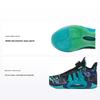 Qingkuang 2 Slip Resistant Durable Low Top Basketball Shoes Kids Sneaker Black Blue Green 312311116-1