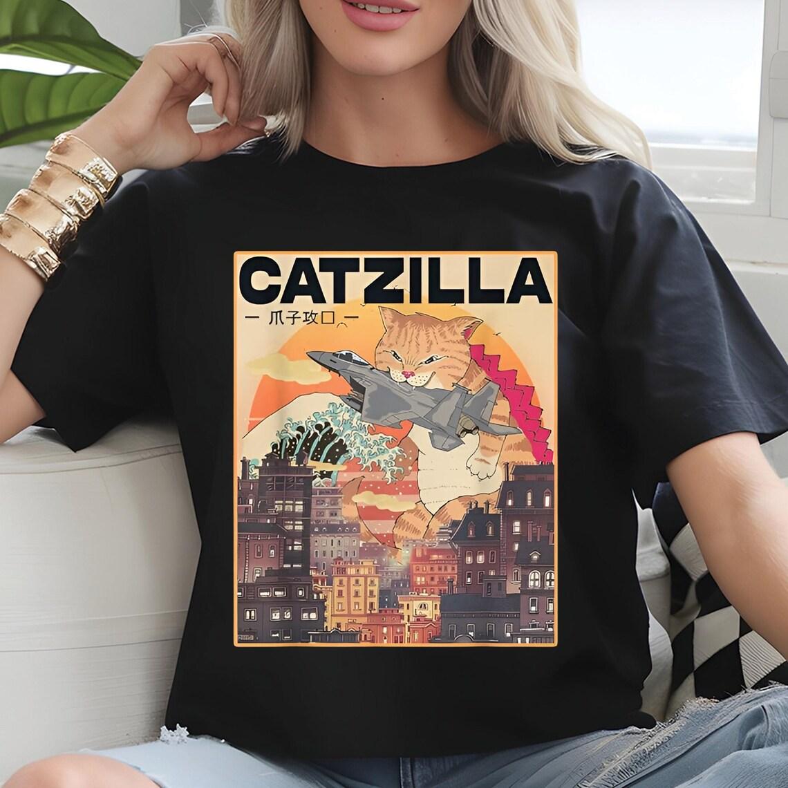 2026 Japanese Cat Printed T-shirts Men Women Manga Graphic O-Neck Tops Harajuku Tee Female Clothing Fashion Top Summer Streetwear Y2K Top Short Sleeve 4XL