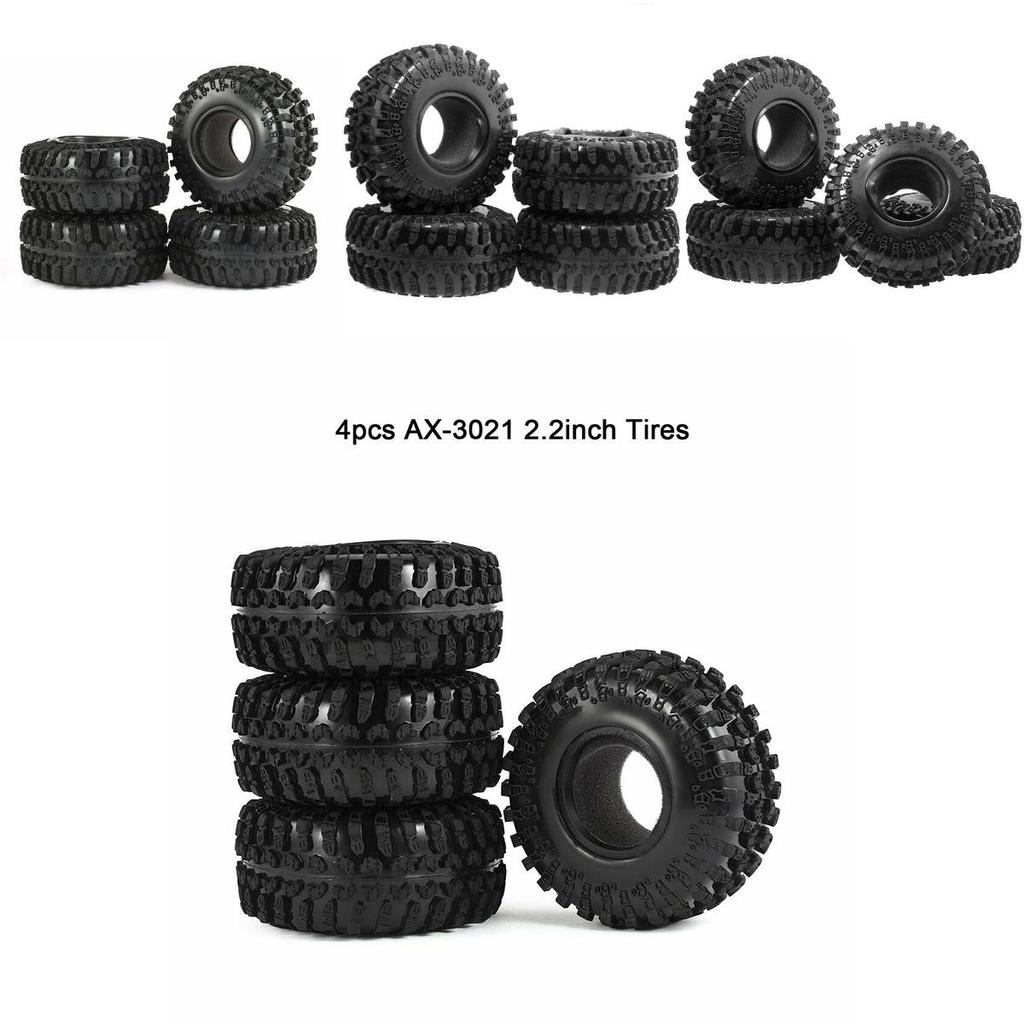 Robust 2.2' Climbing Pit Bull Tires Wheels T3021 4p For Rc 1/10 D90 Scx10 Rock Crawler