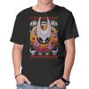 Unisex Crew Neck T-Shirt Silk Christmas Night Graphic Short Sleeve Casual Tee