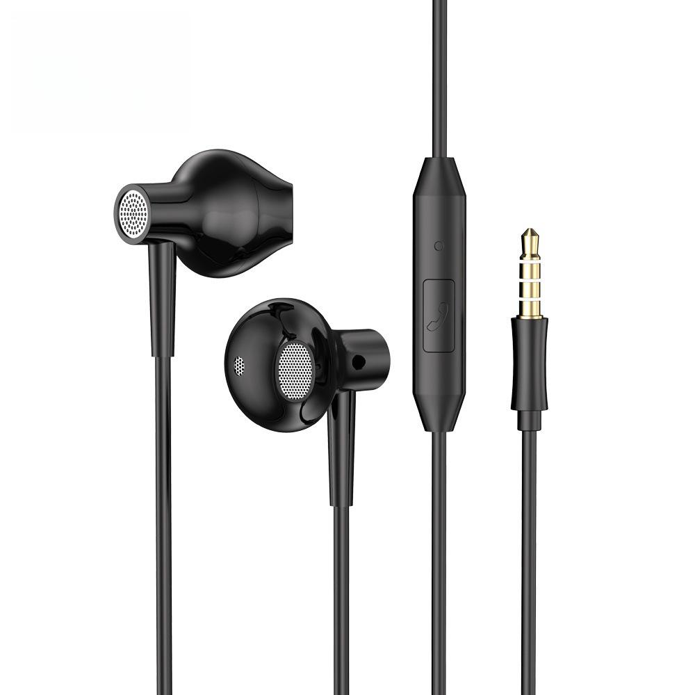 Beliebte HiFi Kabelgebundene Semi-In-Ear 3,5mm Kopfhörer für Mobilgeräte, Tablets und Gaming