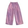 Girls Kids Casual Loose Solid Color Wide Leg Cropped Anti Mosquito Pants