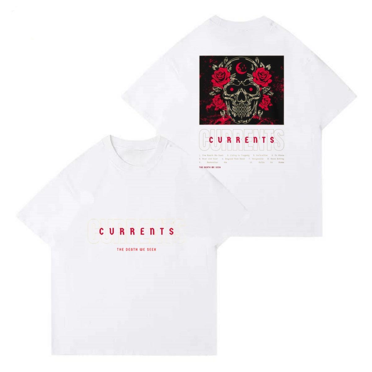 

Australian Rock Band Currents Gentle Black Antelope Metal Hardcoredeath Metal Band Graphic Shortsleeved Tshirt 4XL