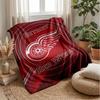 Coperta in Flanella e Pile Detroit Red Wings Coperta Calda e Accogliente per Divano Letto Viaggio Uso in Tutte le Stagioni