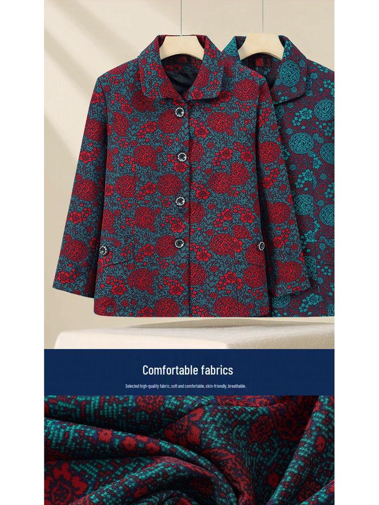 Grandma's Timeless Autumn Coat for Seniors (Ages 60-80) - New 2025 Spring & Autumn Fashion