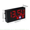 Multifunction Voltimetro Digital Time Clock Thermometer Voltmeter DC12V LED Display for Motorbike Boats Car