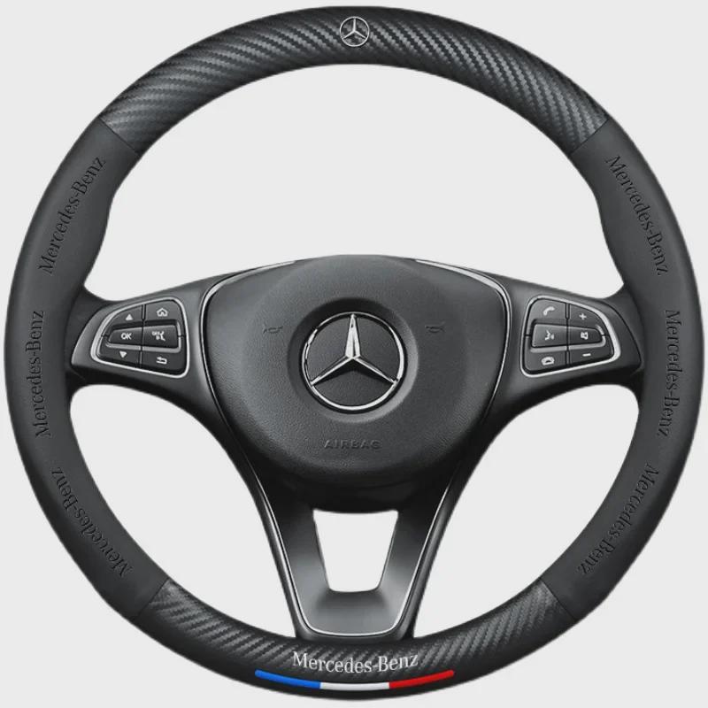Mercedes-Benz GLE350/450 Coupe Steering Wheel Cover (2020/21 Models) - Hand Sewn, Custom Fit