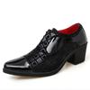 Pointed Toe Shoes Men'S High Heel Cross-Border Heightened Shoes Trend Leather Shoes Zapatos De Cuero Para Hombre M733