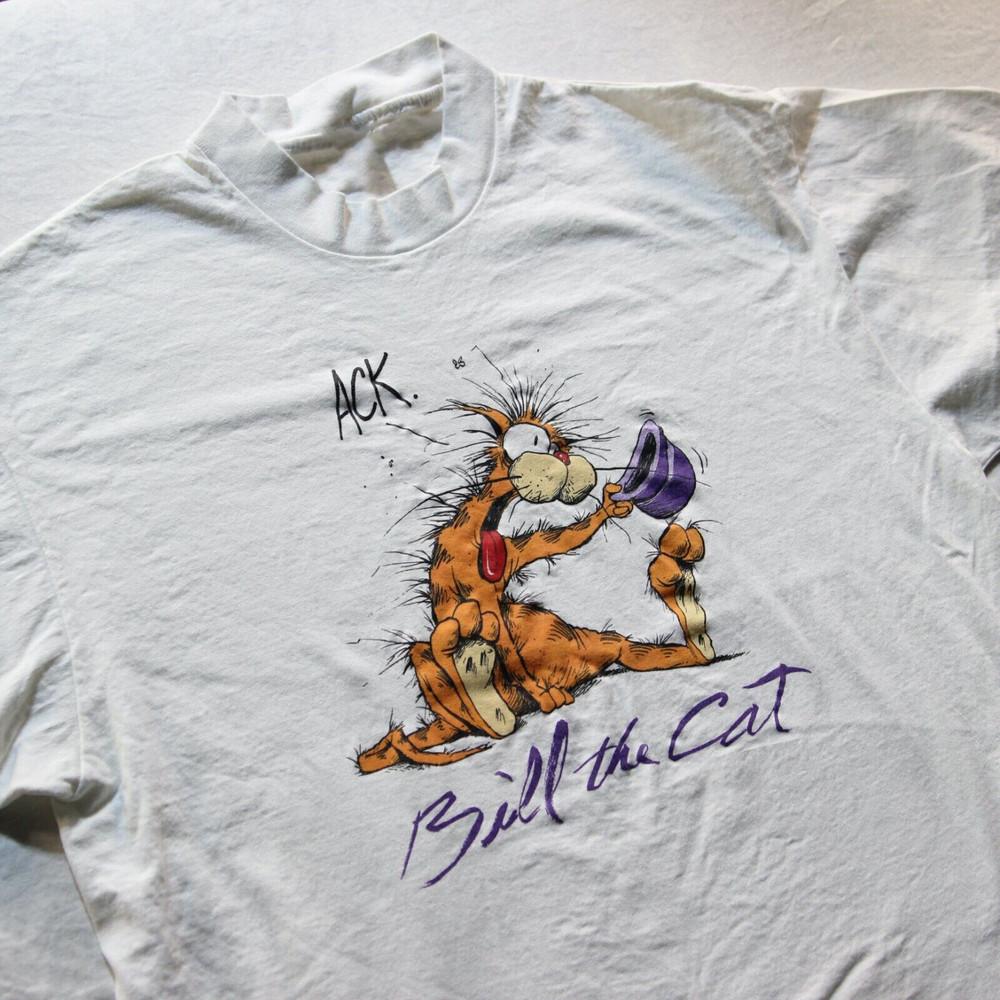

Bill The Cat Bloom County Unisex Adult Cotton T-Shirt Unisex T-Shirt XXXXL