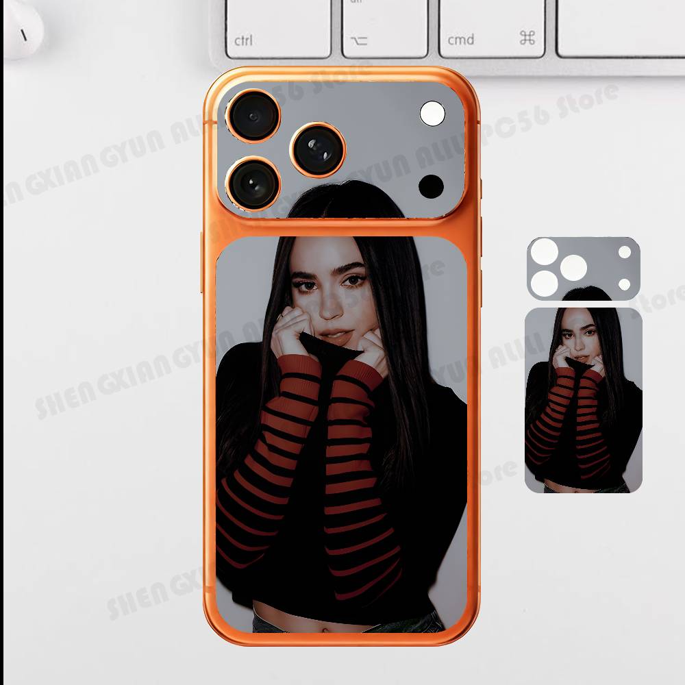 

Actor S-Sofia C-Carson Plain Decal Skin For IPhone17 Pro ProMax Back Film Cover Wrap Anti-scratch Durable Sticker iPhone17pro