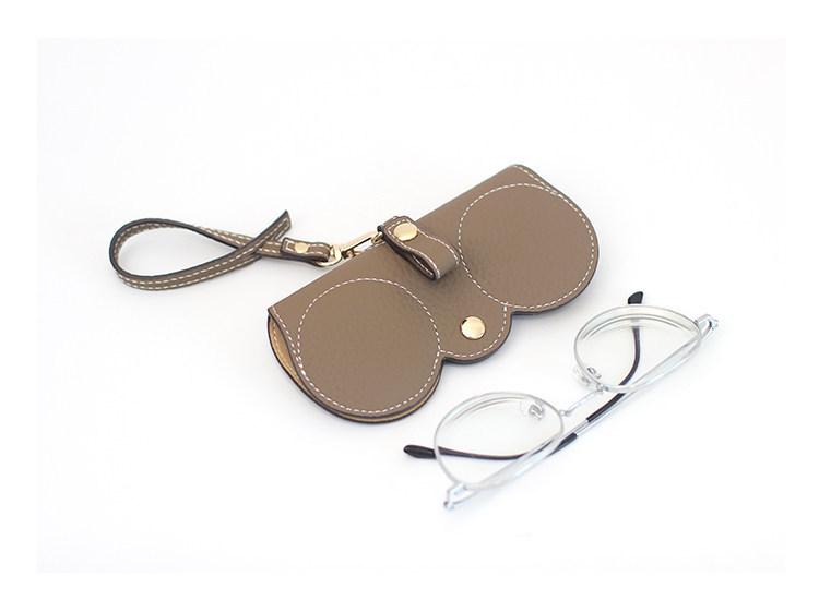 Versatile Genuine Leather Sunglasses Case - Portable & Protective
