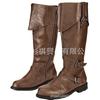 New European and American Retro Medieval Renaissance Halloween Plus Size Men's Boots