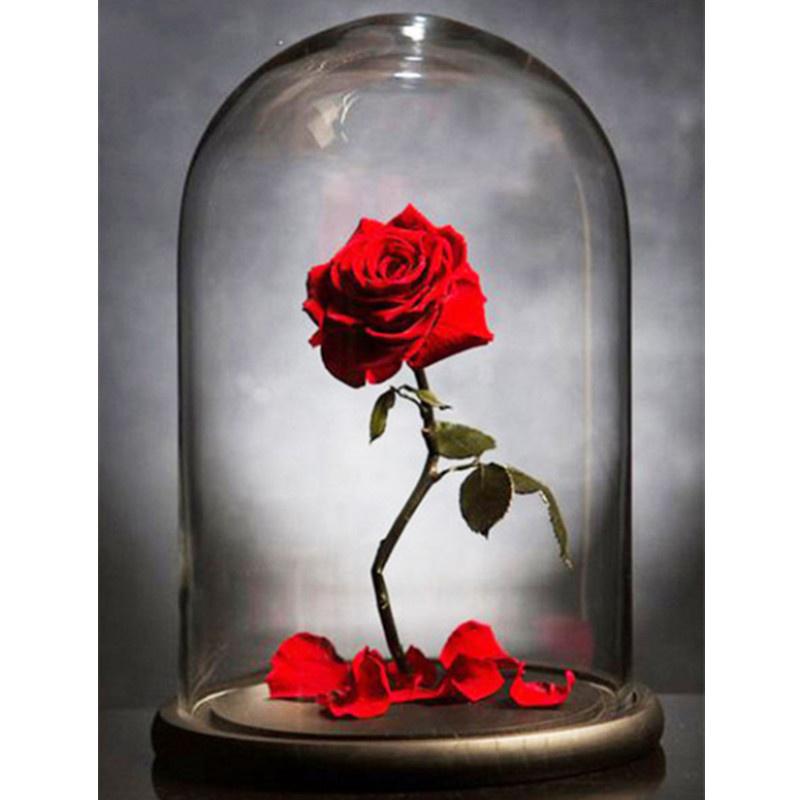 5D DIY Diamond Painting Flowers In Oil Painting Diamond Embroidery Cross Stitch Kit Full Rhinestone Mosaic Home Decor