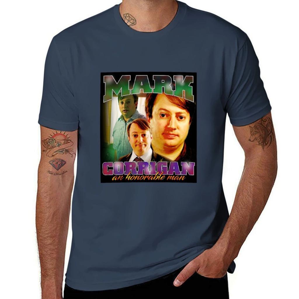 Mark Corrigan 90s Rap Tshirt Sports Casual Breathable Tee Shirt Tshirt