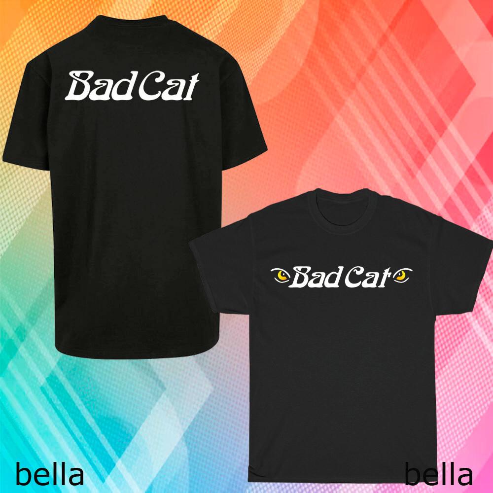

New Bad Cat Guitar Amplifiers Logo TShirt Funny Size S to 5XL Unisex T-Shirt XXXL