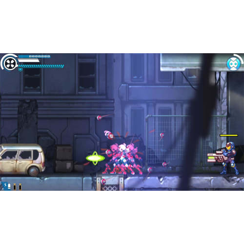 White Steel No X THE OUT OF GUNVOLT - Switch ([Permanently Included] "Electronic Song Spirit RoRo" Vocal CD (8cm CD 2-disc Set)