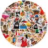 10/30/50pcs Cute Funny Animal Cat Meme Stickers Creative Cartoon Sticker Water Bottle Notebook Phone Graffiti Decals Decoration