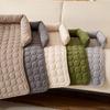 Haustier Sofa Matte Rutschfest Dick Plüsch Kariert Hund Katze Zwinger Couch Überwurf mit Nackenkissen für Wohnzimmer Bettunterlage Schoner