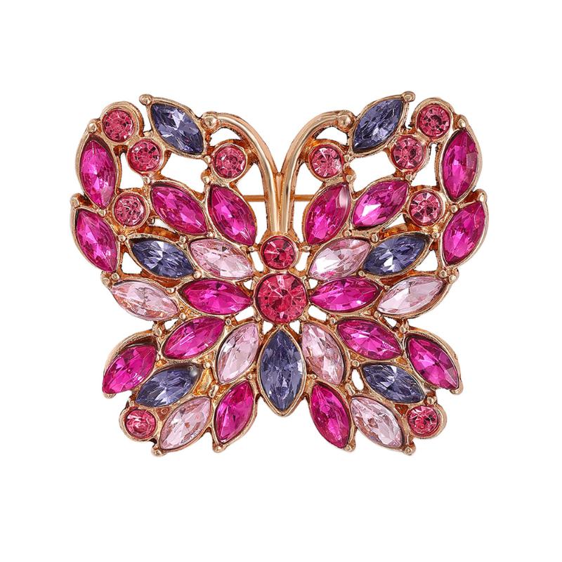 Butterfly Brooch Pin Luxury Women Party Accessories for Wedding Attire Elegant Jewelry Holiday Gift