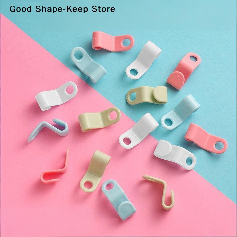 50/100Pc Plastic Extender Clips Wardrobe Coat Organizer Clothes Hanger Hooks Space Saving Closet Connector Hook Cascading Hanger