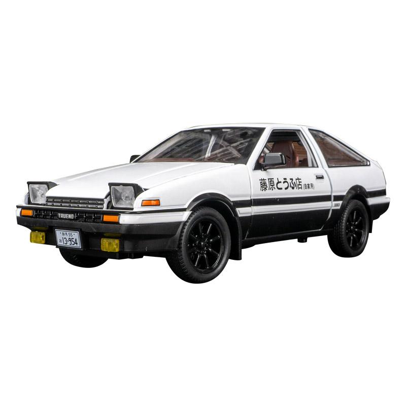 

1:24 simulation Toyota AE86 alloy car model doors and the front hood and trunk door can be opened rich details, fine workmanship белый