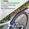 RBRL Bicycle Mudguard Gravel wings 700c Universal Mudguard Bicycle 28 Inch Adjustable and Easy to Install Mudguard for Road bike