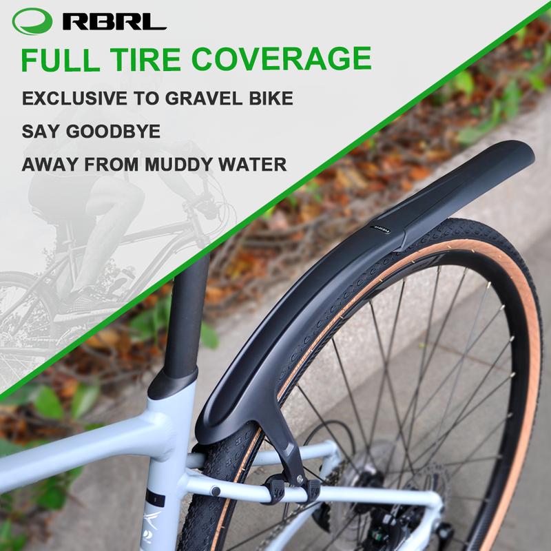 RBRL Bicycle Mudguard Gravel wings 700c Universal Mudguard Bicycle 28 Inch Adjustable and Easy to Install Mudguard for Road bike