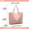 (Pink) Miss Lulu Women's PU Leather Soft Pebbled Handbag