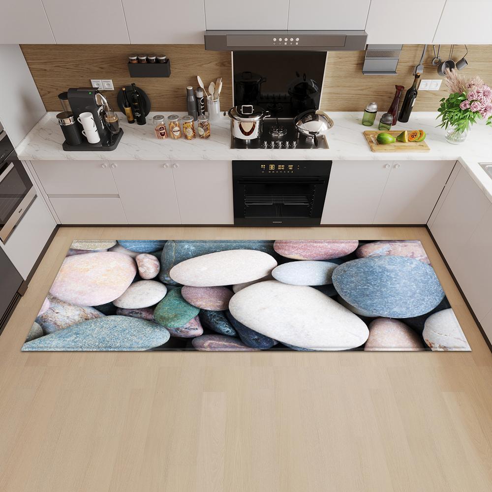 Kitchen Mat Entrance Door Mat Living Room Bedroom Long Carpet Corridor Non-slip Floor Children's Carpet