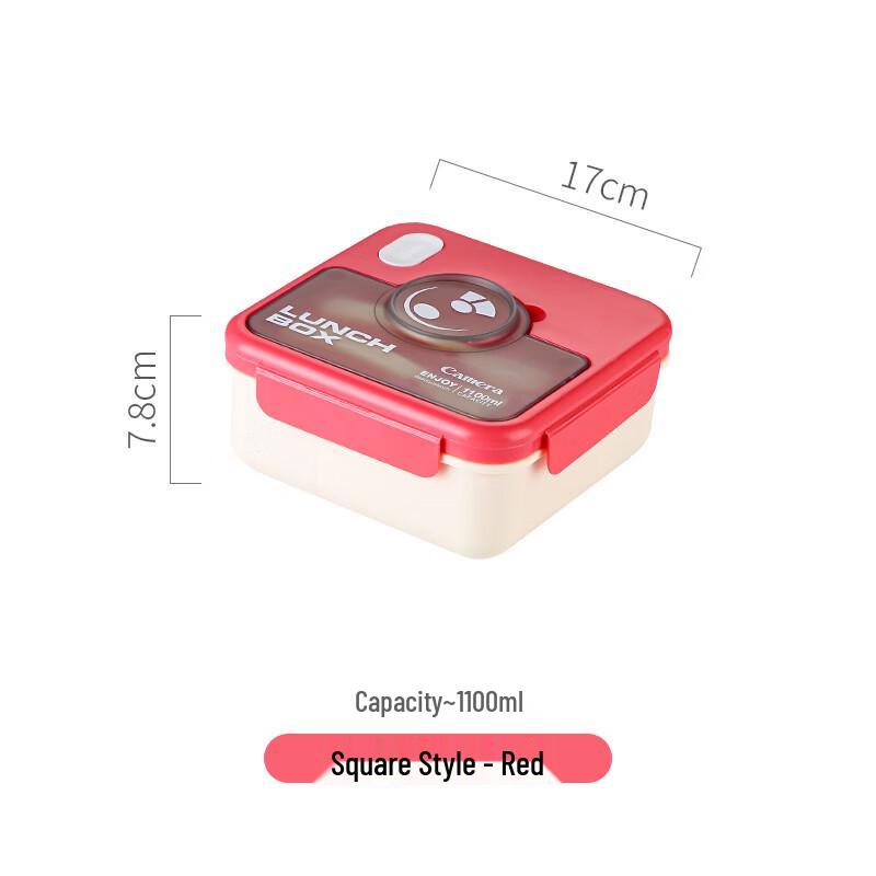 Abay Square Insulated Stainless Steel Lunch Box