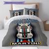 Custom Name Martini Racing Bedding,Quilt Set Quilt Cover Pillowcase Home Birthday Gift(1 * duvet cover + 2 * pillowcase, without core) -HE77