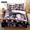 Beautiful  Flower Bedding Set, 3Pc Flower Duvet Cover Set, Soft Comfortable Breathable Duvet Cover, For Bedroom Guest Room Decor