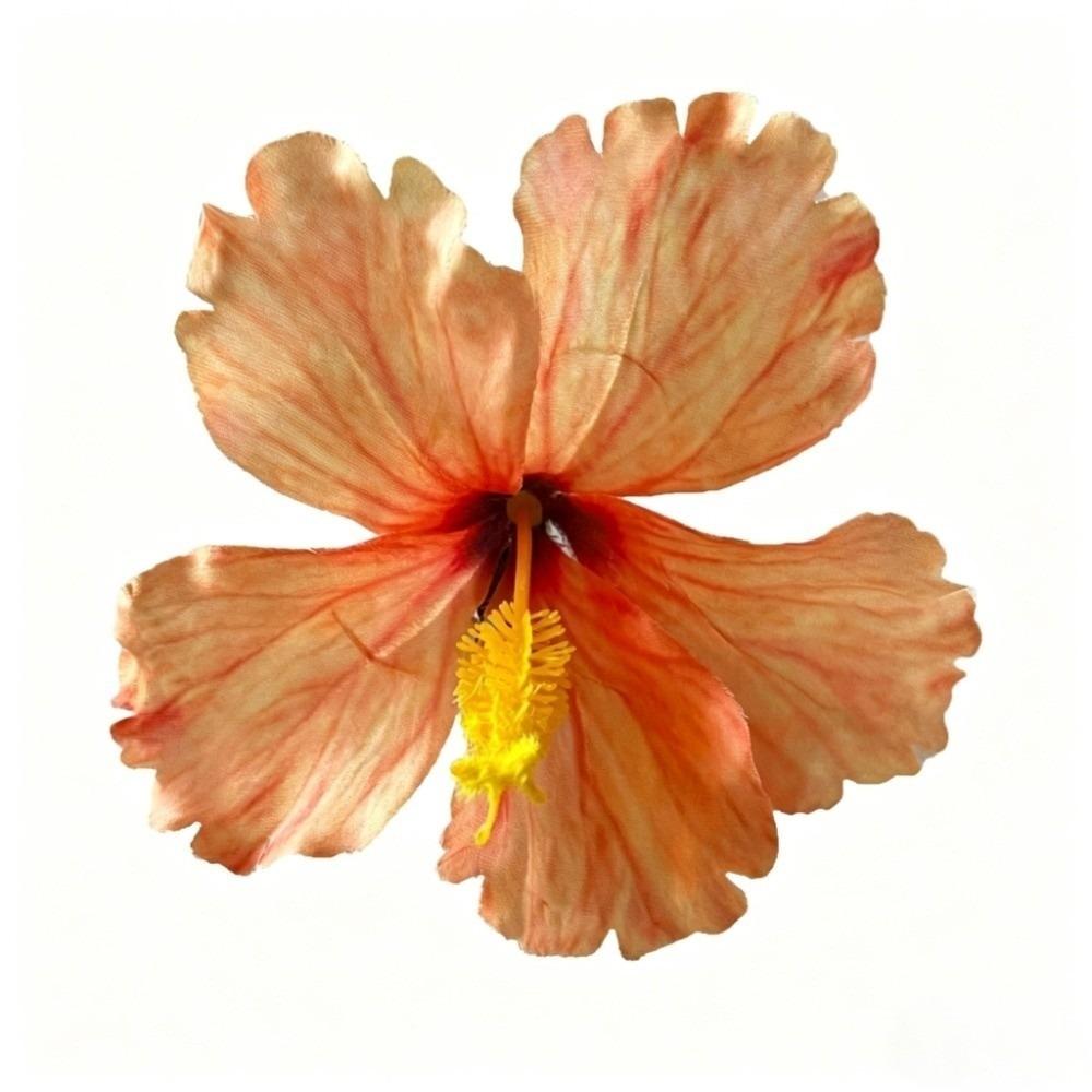 Floare Artificială Floare de Hibiscus Agrafă de Păr Nu Rănește Părul Stil Bohemia Accesorii de Păr Fotografie Plajă Călătorie Agrafă Laterală pentru Nuntă