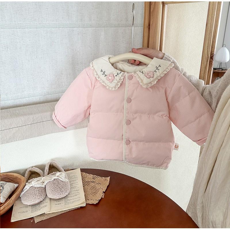 Lightweight Girls Down Inner Vest Toddler Warm Puffer Jacket Winter Baby Outerwear 1-3 Years