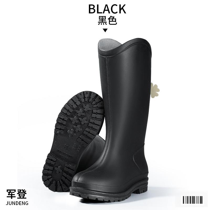 Rain shoes women's fashion non-slip rain boots adult water boots high cross-border water shoes waterproof boots long overshoes