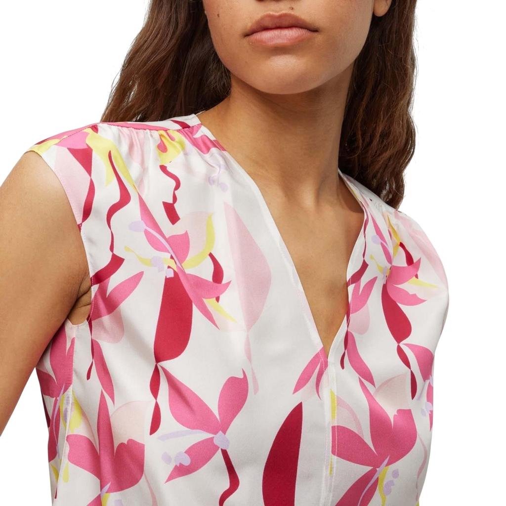 BOSS Womens/Ladies Iore Floral Silk Top