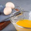 Stainless Steel Manual Press Handheld Egg Beater and Cream Mixer for Home Baking