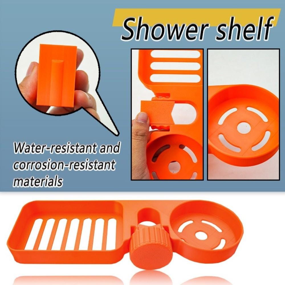 Space-Saving Soap Dish Storage Holder Strong Load-bearing Bathroom Shelf Shower Shelves  Home