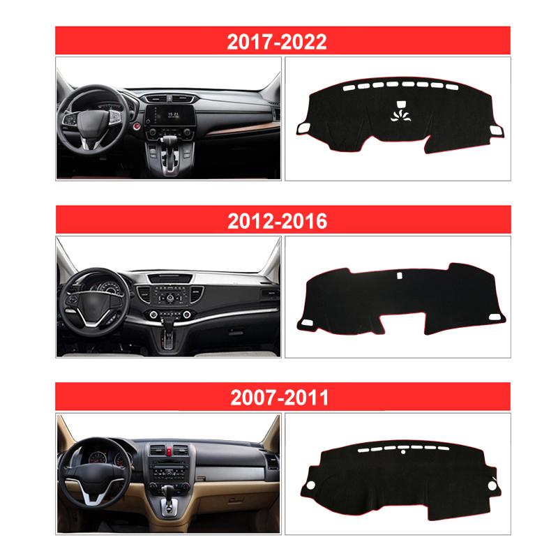 Für Honda CR-V CRV CR V 2017- Auto Armaturenbrett Abdeckung Armaturenbrett Matte Sonnenschutz Instrumentenbrett Schreibtisch Rutschfeste Matte Zubehör